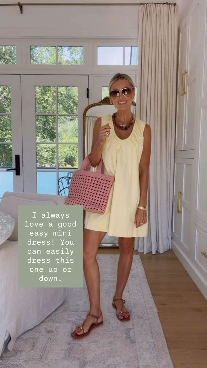 The perfect little mini dress! So lightweight - perfect for this hot weather we're having! Wearing S!

Loverly Grey, Amazon, summer dress, butter yellow, summer outfit 

 

#LTKSeasonal