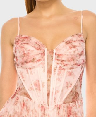 Juniors' Spaghetti Strap Sweetheart Neck Ball Gown | Macy's