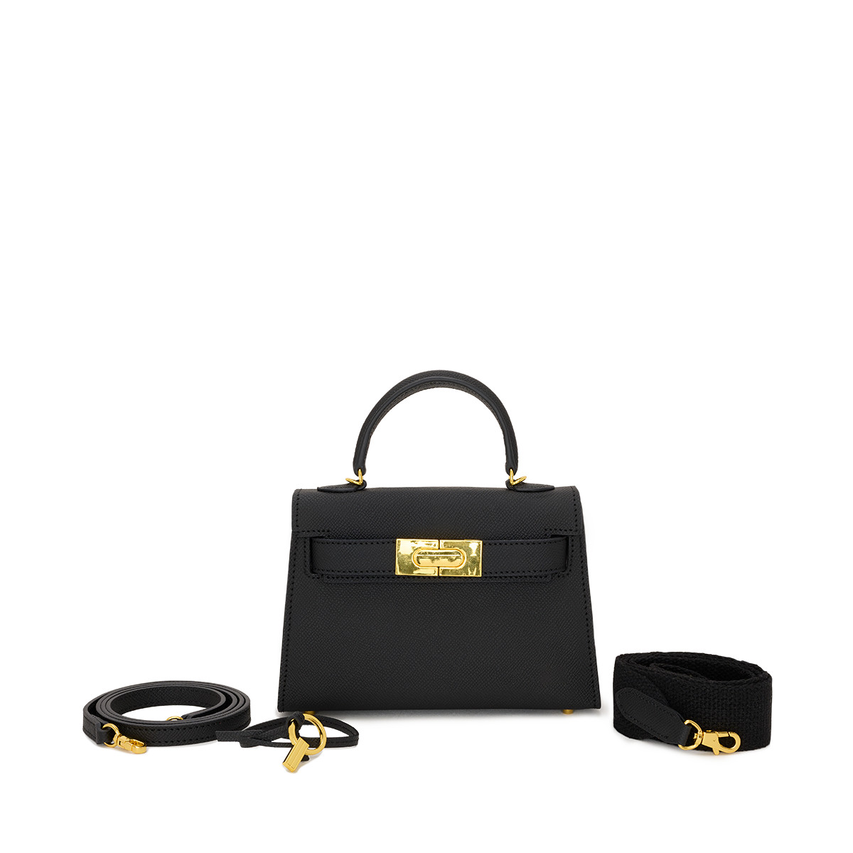Lily and Bean Evie Leather Bag Black | Lily and Bean