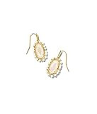 Kendra Scott Beaded Lee Drop Earrings for Women, Fashion Jewelry, 14k Gold-Plated, Iridescent Froste | Amazon (US)