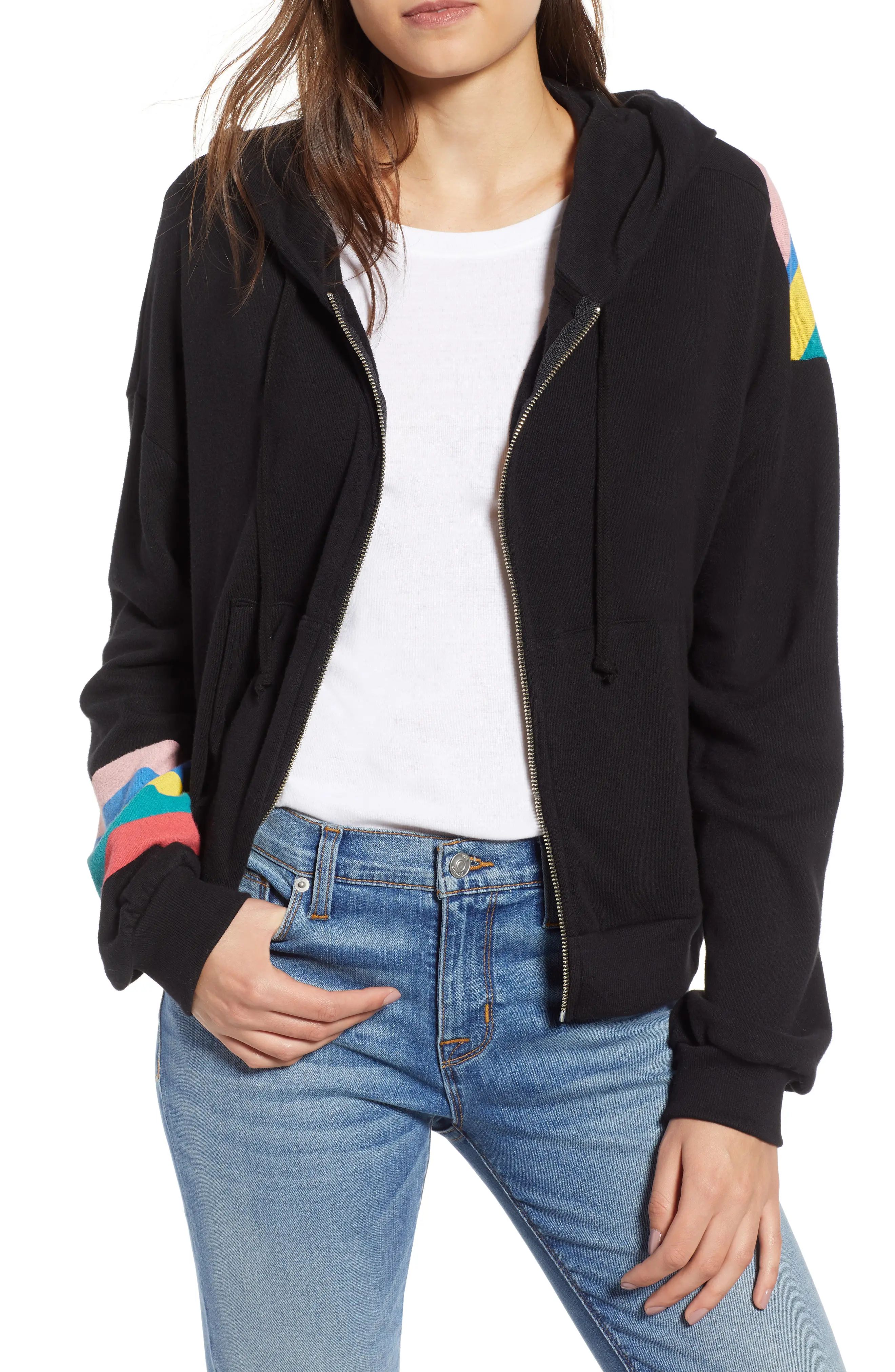 Wildfox Spectrum Marquis Zip Hoodie | Nordstrom