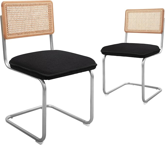 CangLong Mid-Century Velvet Chairs with Metal Legs for Kitchen, Dining, Living, Guest, Bed Room,S... | Amazon (US)