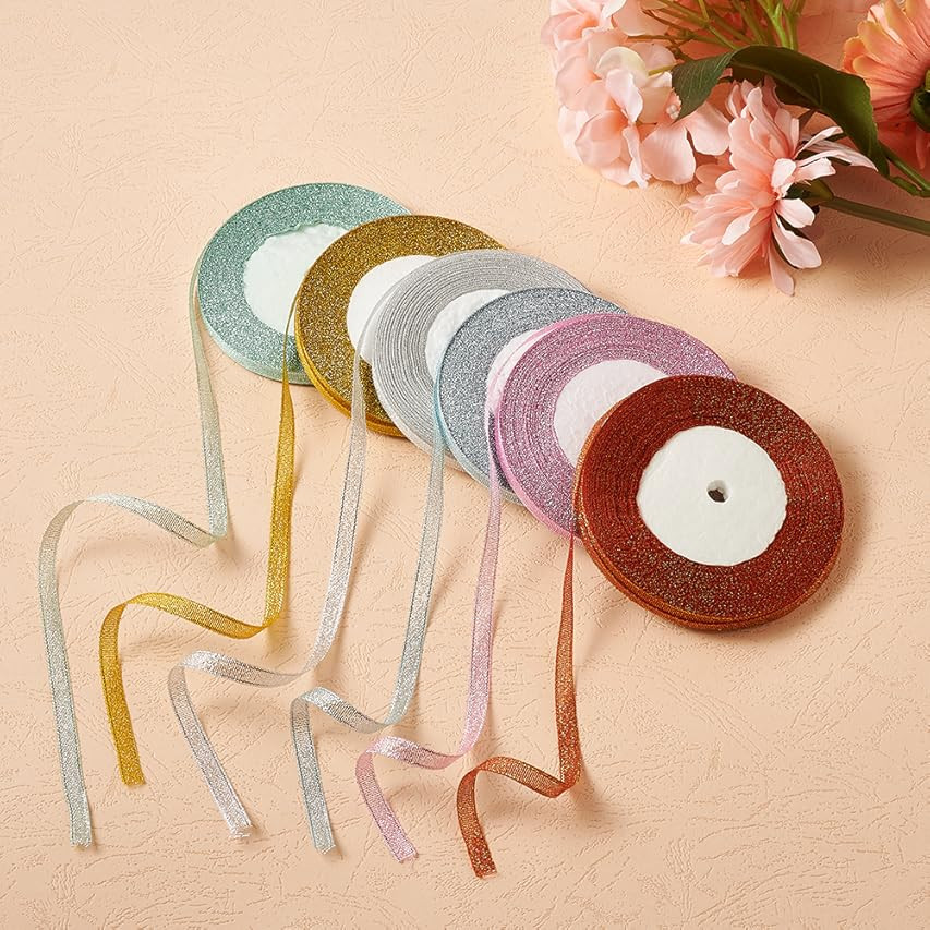 QIANF Vintage Khaki Velvet Ribbon, 3/8 Inch X 25Yd | Amazon (US)