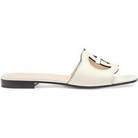 Gucci Leather Flat Sandals | Balardi (US & Canada)