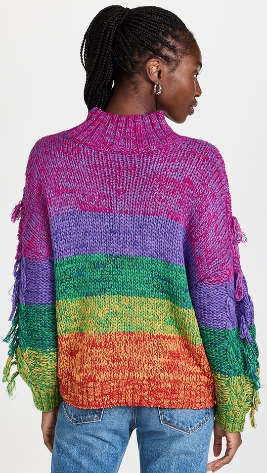 FARM Rio Multicolored Yarn Sweater | SHOPBOP | Shopbop