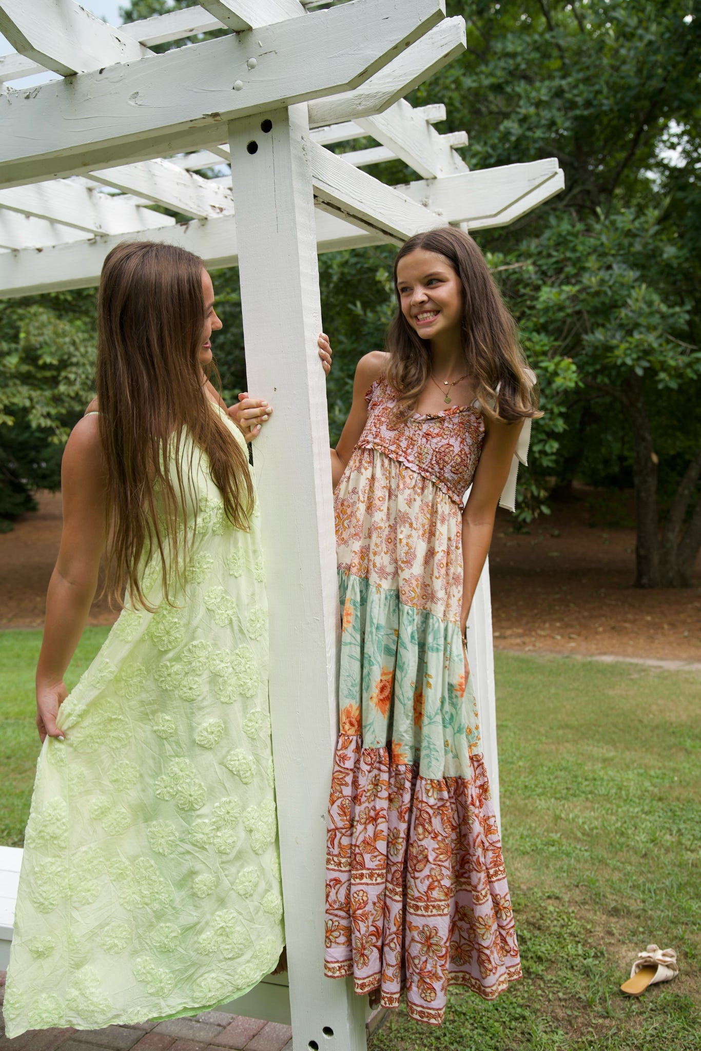 knee length dresses for ladies Uma V-Neck Gauze | Maxi Dress | Clay Terracotta Rust - Boho Cotton main image 0