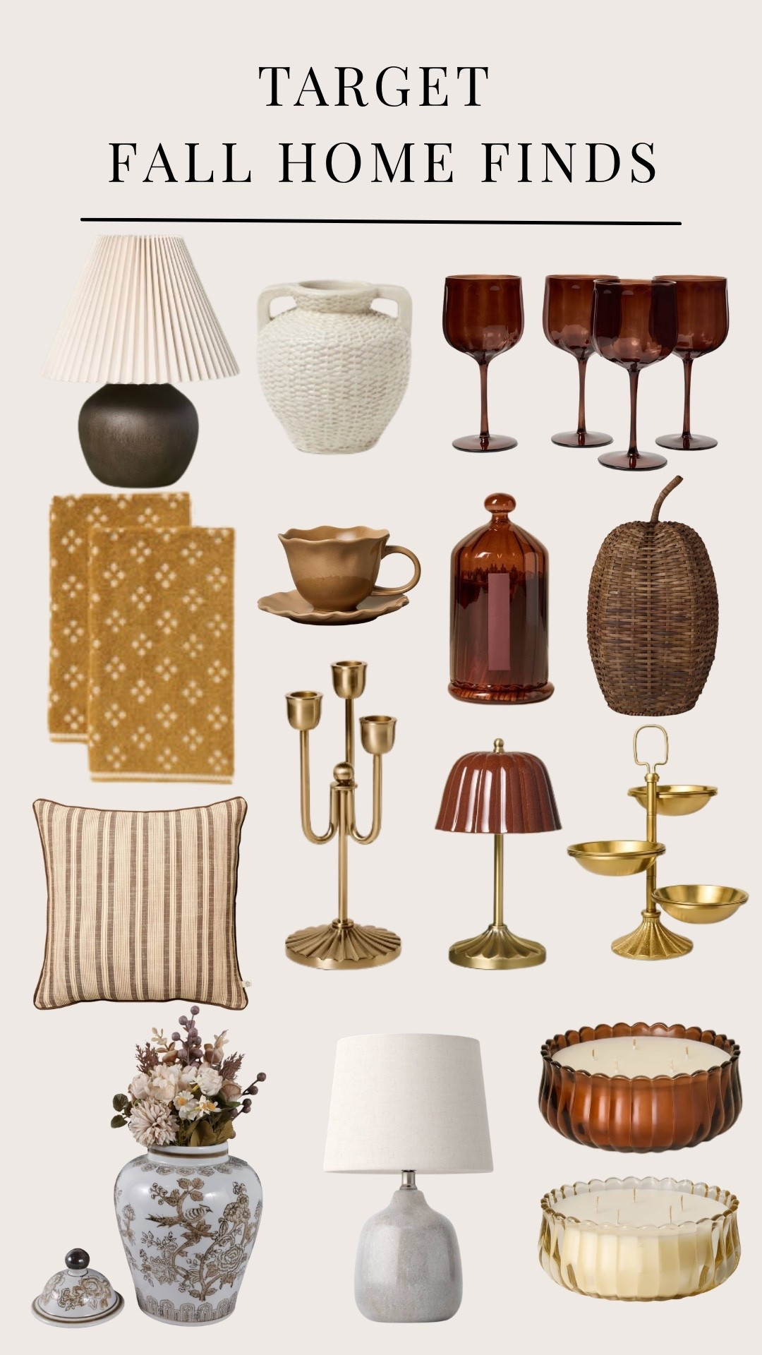 Target fall home decor finds 🍂🕯️🤎