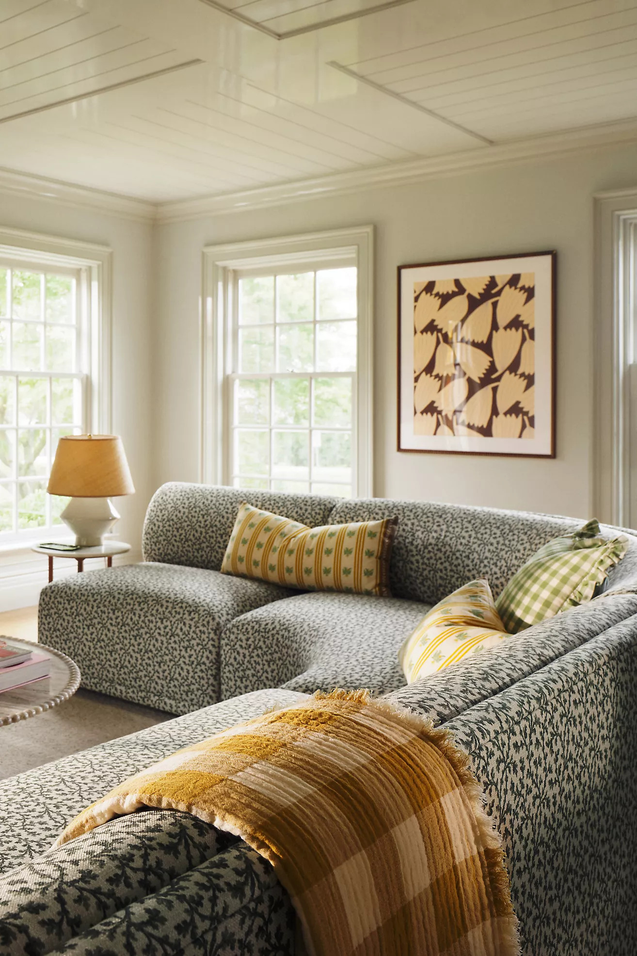 Celine Irena Modular Curved Corner Chair | Anthropologie (US)