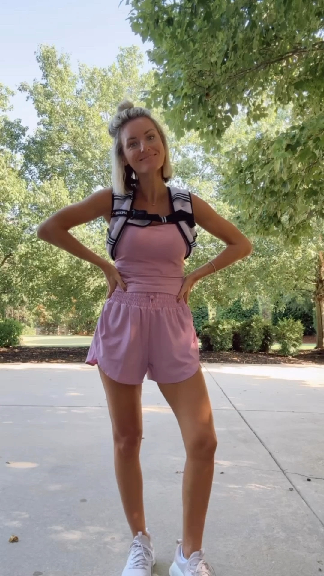Highly recommend getting a weighted vest! Even the smallest weight makes a big difference! I’m wearing the 10 lbs! 

Loverly Grey, weighted vest, active, wellness, walking 

#LTKfitnessgoals #LTKActive
