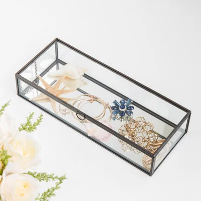 Glass Vintage Jewelry Storage Box | Wayfair North America