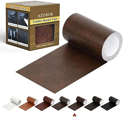 Leather Repair Tape Patch Leather Adhesive for Sofas, Car Seats, Handbags, Jackets,First Aid Patc... | Amazon (US)