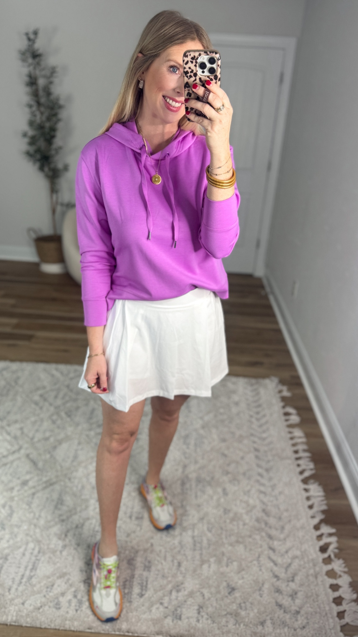 Weekend Walmart Wins try-on
Side zip hoodie- small
Pleated skort- small
Bungee sneakers- tts 

#LTKActive #LTKootd