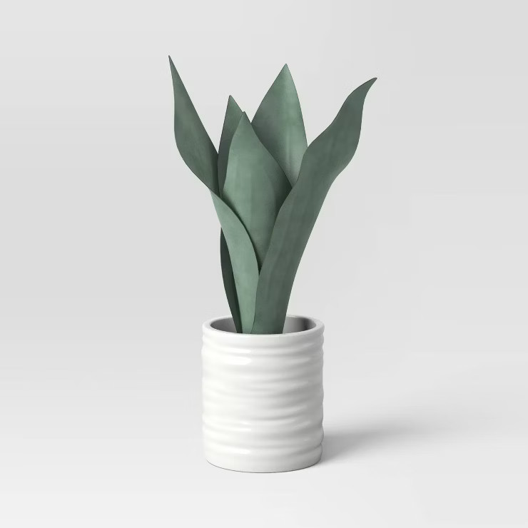 Small Artificial Snake Plant in Pot - Threshold™ | Target