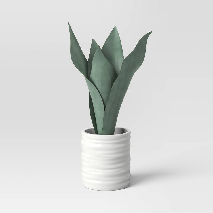Small Artificial Snake Plant in Pot - Threshold™ | Target