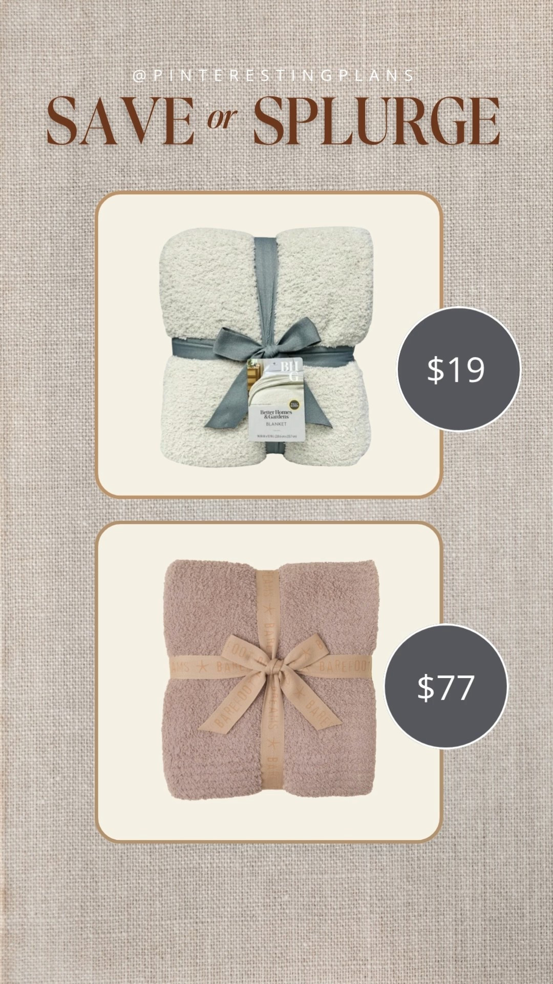 Both the save and the splurge on are on sale right now. I like the save as a “feel for less”.  Either would make a great gift depending on your budget. 

#LTKFindsUnder50 #LTKGiftGuide #LTKSaleAlert