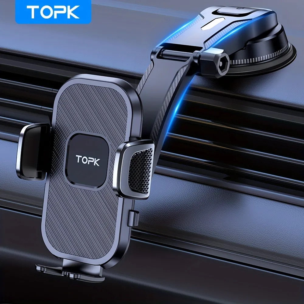 TOPK D38-C Car Phone Holder Mount, Upgraded Adjustable Horizontally And Vertically Cell Phone Hol... | Temu Affiliate Program