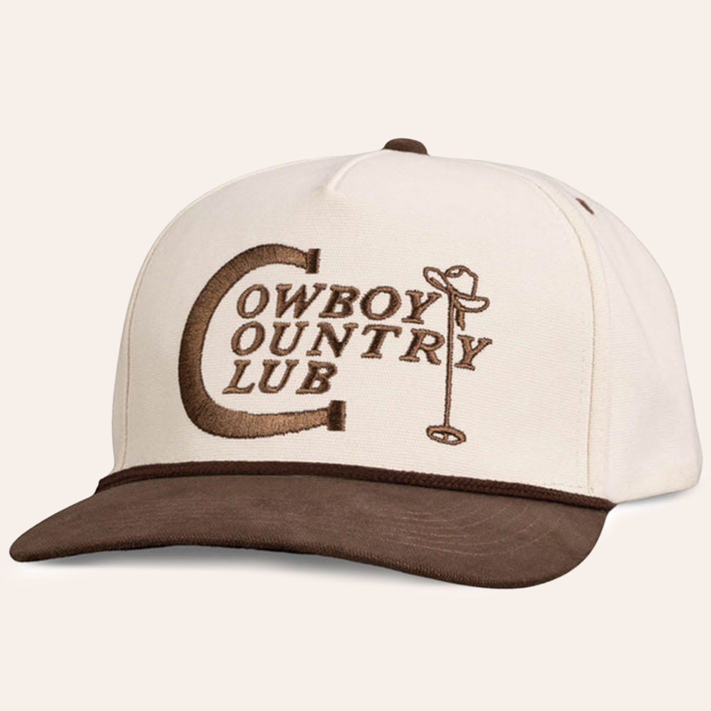Sendero Provisions Co. Bone & Chocolate Cowboy Country Club Cap - NOSZ - From Cavender's | Cavender's