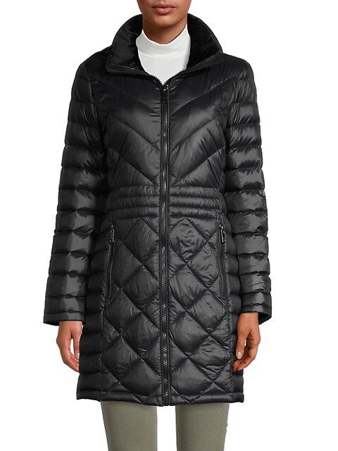 Calvin Klein Packable Hooded Puffer Jacket on SALE | Saks OFF 5TH | Saks Fifth Avenue OFF 5TH