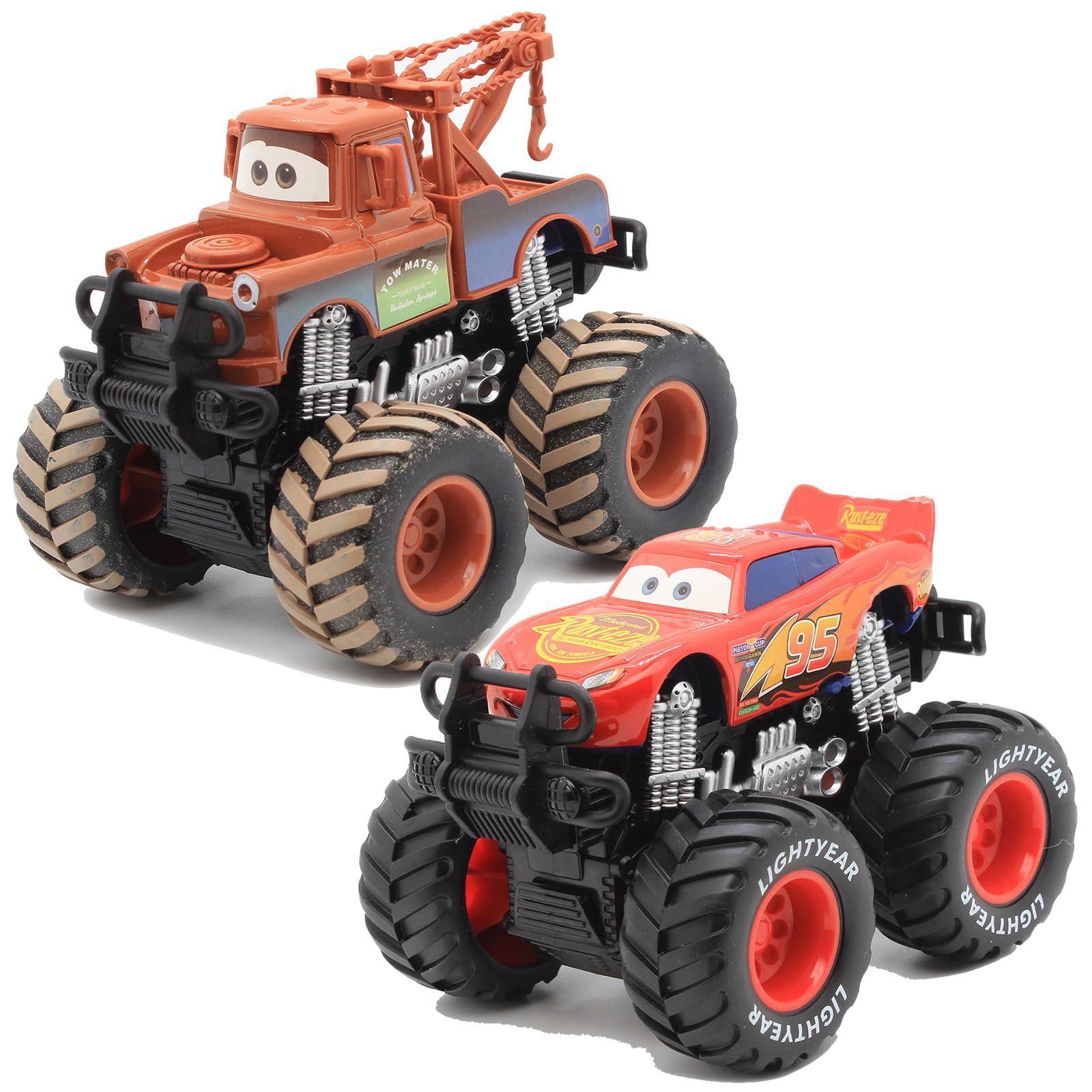 Movie Cars 3, Tow Mater Toy, Lightning McQueen Toys, Jackson Storm, 1:55 Die-cast Toy Car Big Whe... | Amazon (US)