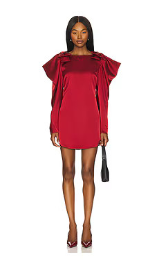 Stone Cold Fox x REVOLVE Mila Mini Dress in Dark Red from Revolve.com | Revolve Clothing (Global)