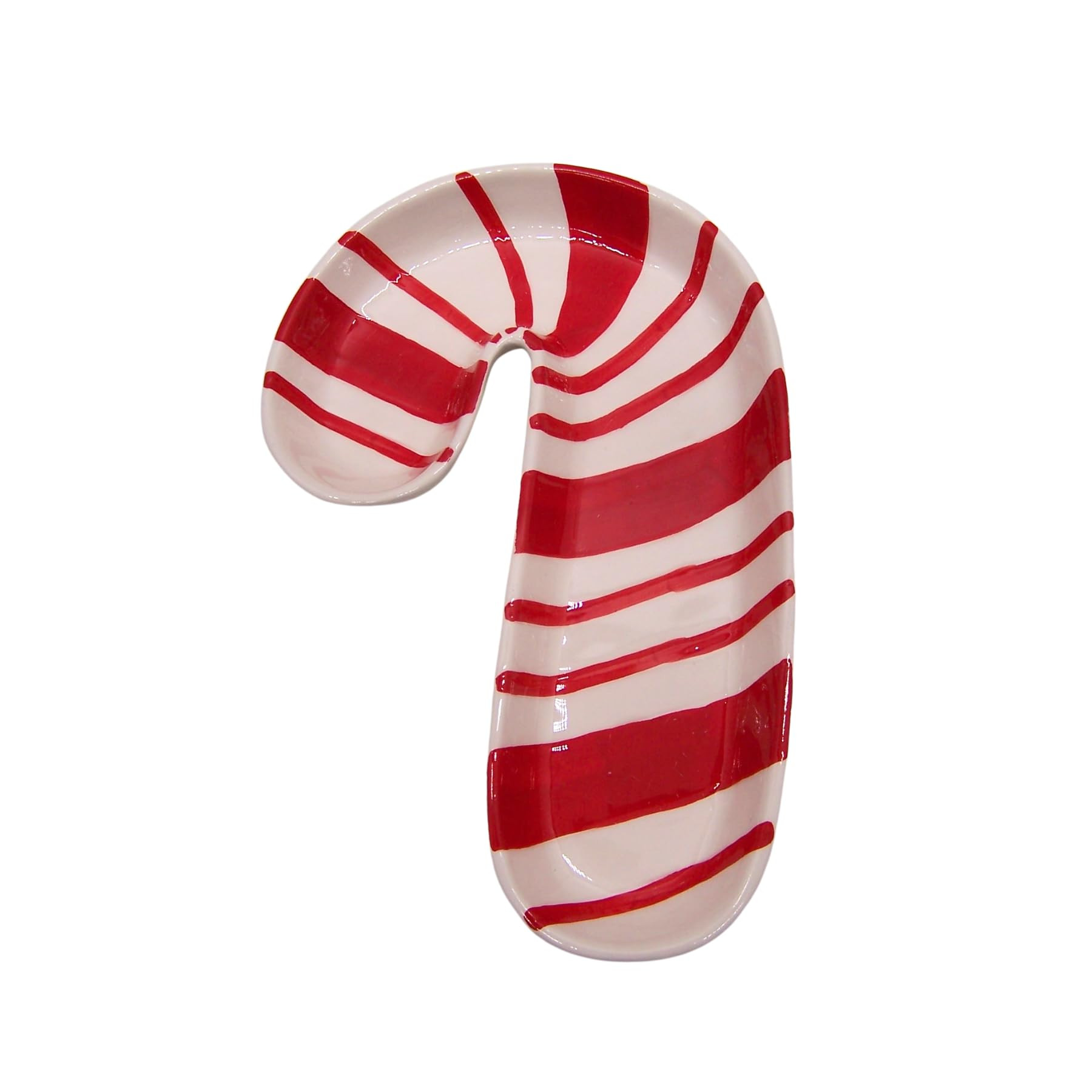Wowser Candy Cane Candy Dish, Holiday Serveware, Festive Decor, 10 Inches | Amazon (US)