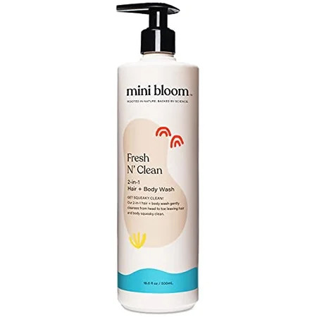 Mini Bloom Fresh N? Clean 2-in-1 Hair + Body Wash | Shampoo Sulfate-Free | Baby & Kid Safe | Gently  | Walmart (US)