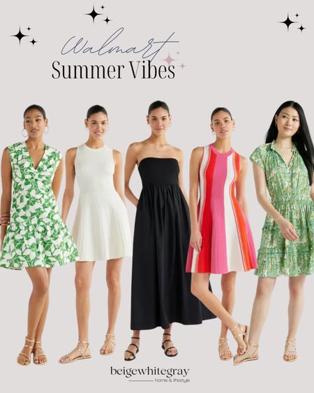 Seriously the cutest spring/ summer dresses at Walmart new from the brand Scoop!! The white and pink one are my favorites!! 

#LTKstyletip #LTKSeasonal #LTKfindsunder100