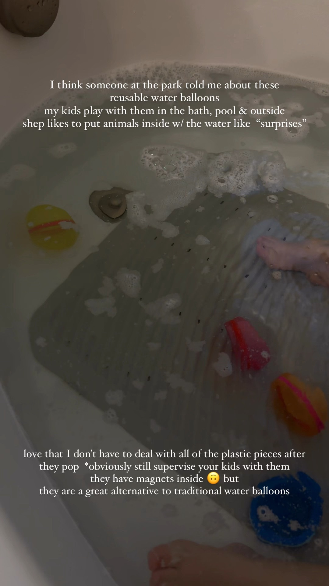 reusable water balloons




@Morgan.Speiser 
water toys, summer toys, summer activities, kids toys, summer stuff, pool party, water table toys, bath toys. 

#LTKVideo #LTKSeasonal #LTKGiftGuide