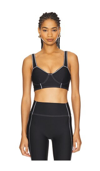 alo Airlift Redefine Bra in Black. - size M | Revolve Clothing (Global)