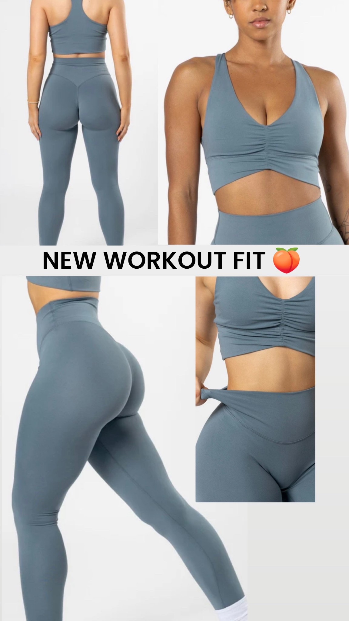 My man got me this workout set + im sooooo excited. I’ve seen the ads for the sculpting leggings and I can’t wait to see if they live up to the hype 👀 🍑 they have an invisible “scrunch” effect without looking like a wedgie but still define the glutes! Gone are the uni-booty days!! I think I’ll be switching all of my workout clothes over asap 👏🏽 

#fitnessootd #bootygoals #fitnessfit #workoutootd #workoutfit #petitie #midsize #ftinessgirlies #gymfits #gymootd #pilatesfits #pilatesootd #yogafits #yogaootd #activewear #athleisure#athletic #athleticwear

#LTKFindsUnder100 #LTKfitnessgoals #LTKActive