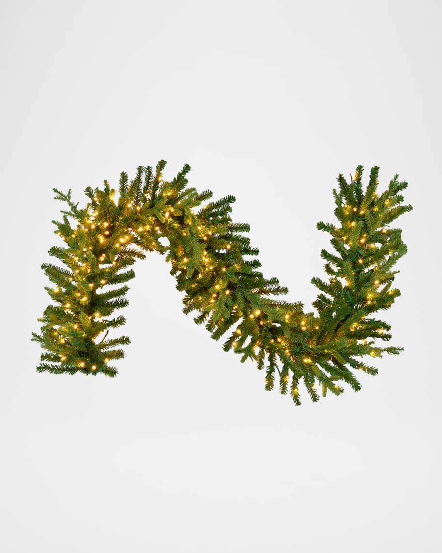 Winward Home Deluxe St. Catherine 6' Pre-Lit Garland | Horchow