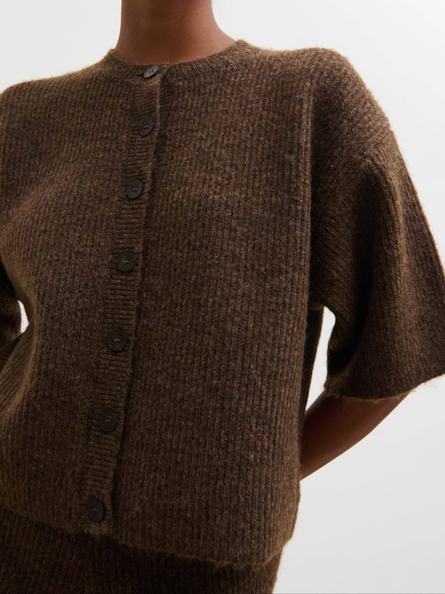 Ovalie Rib Knit Top | Pretty Lavish (UK)