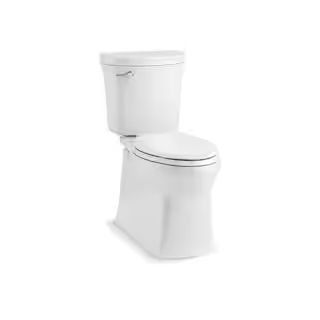 KOHLER Valiant Complete Solution 2-Piece 1.28 GPF Single-Flush Elongated Toilet with 14 in. Rough... | The Home Depot