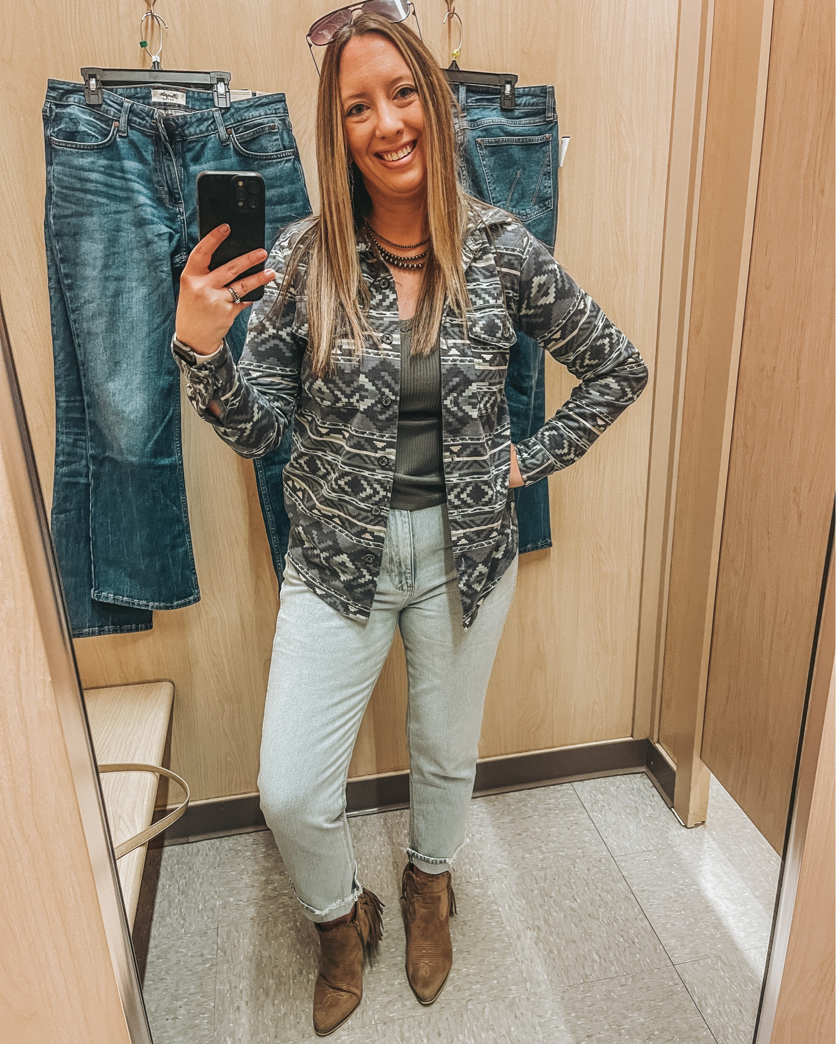These Wrangler Mom Fit Jeans may be my new fav! 🌵🤍

#LTKStyleTip #LTKMidsize #LTKFindsUnder50