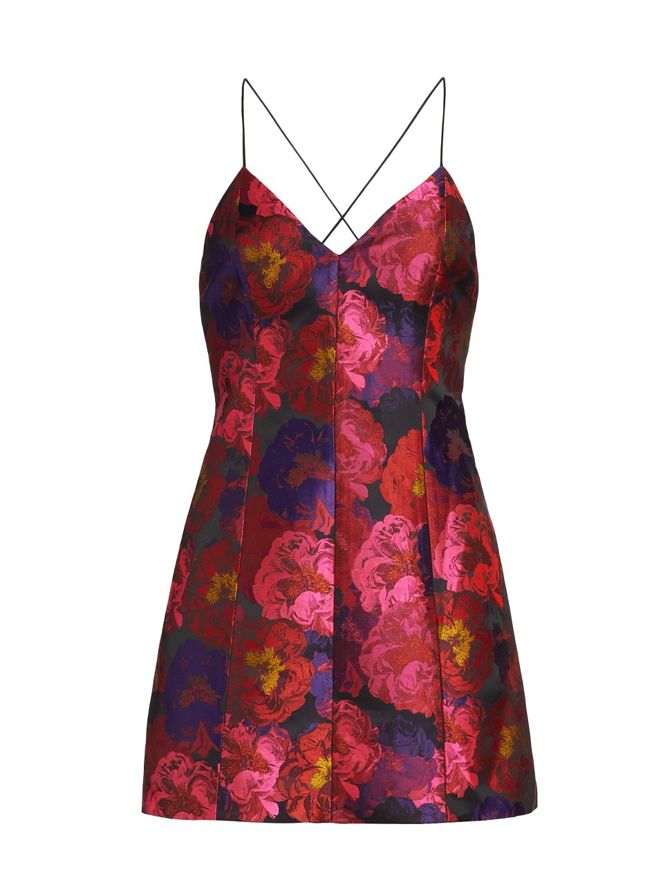 Tayla Floral Structured Minidress | Saks Fifth Avenue