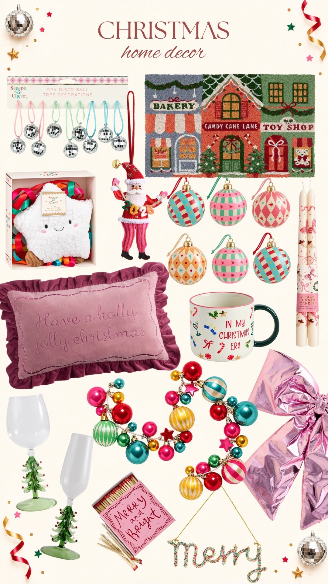 Colourful Christmas finds🎄✨ 

#ColourfulChristmas #ChristmasDecor #ChristmasHome #ChristmasInspo #Christmas2026 #FestiveDecor #WhimsicalChristmas #BrightChristmas #ChristmasBaubles #ChristmasCushions #FestiveHome #ChristmasFinds #ChristmasStyling #SeasonalDecor #ChristmasMagic

#LTKhome