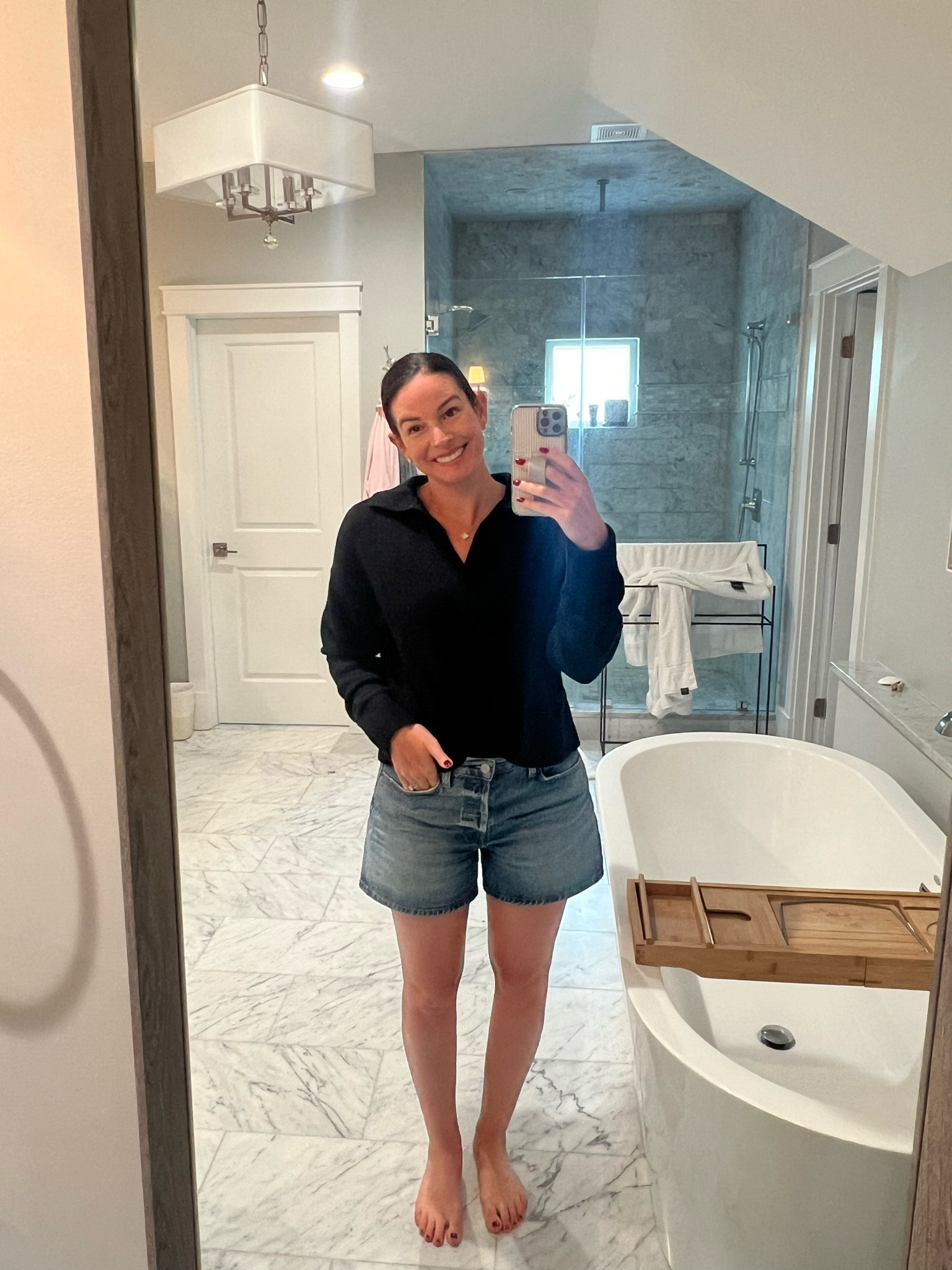 Getting dressed always makes me feel more productive 