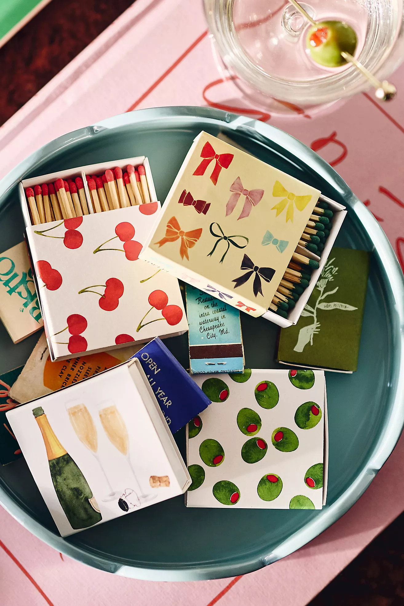 Abigail Jayne Champagne Mini Matches, Set of 2 | Anthropologie (US)