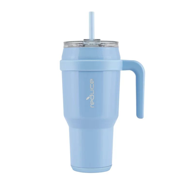 Reduce Vacuum Insulated Stainless Steel Cold1 40 fl oz. Tumbler Mug with 3 Way Lid, Straw, & Hand... | Walmart (US)