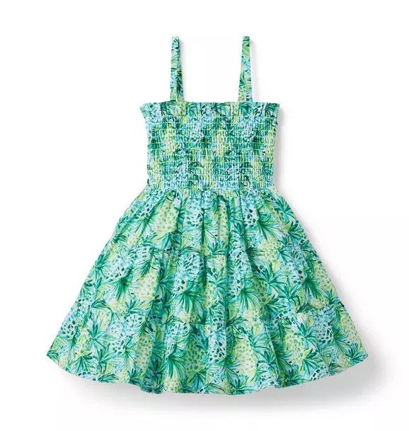 The Hannah Pineapple Smocked Sundress | Janie and Jack