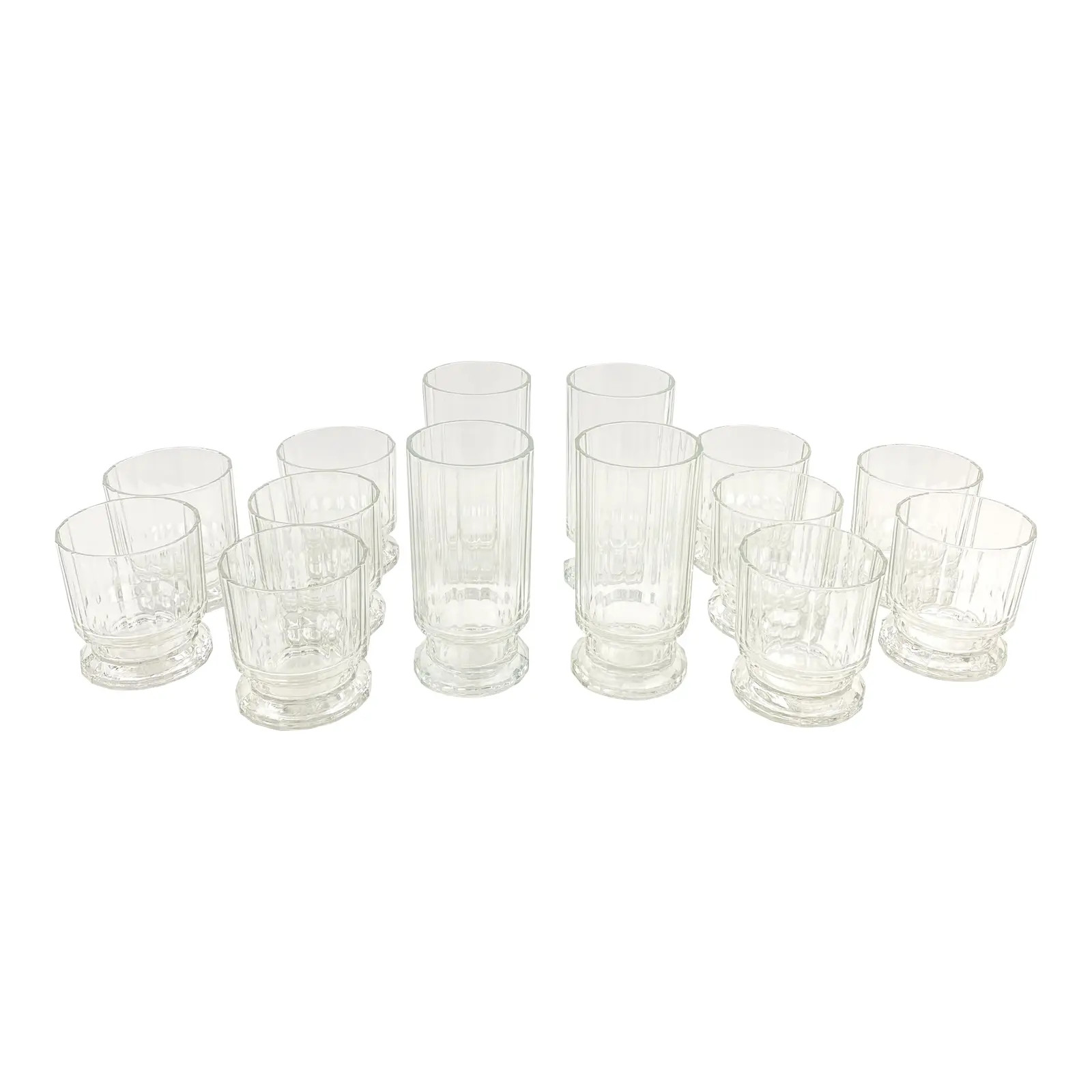 Gunnar Cyren for Dansk "Gustav" Lowball and Highball Tumbler Set of 14 | Chairish