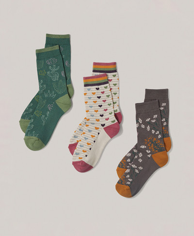 premium crew socks 3-pack | Pact Apparel