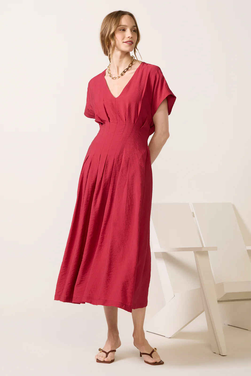 Miranda Dolman Midi Dress | Evereve