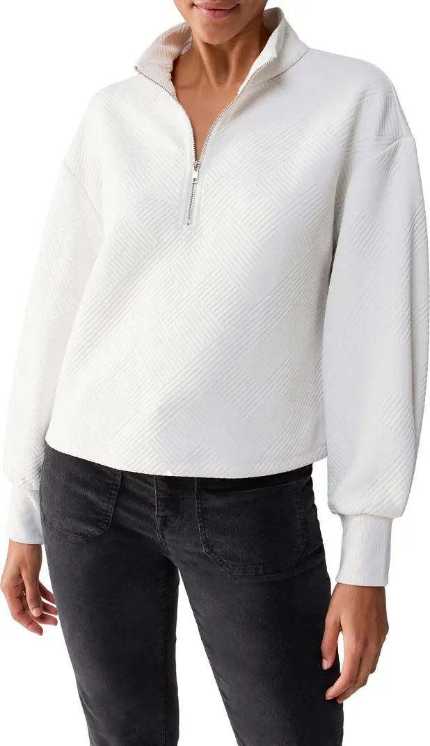 Quilted Half Zip Top | Nordstrom