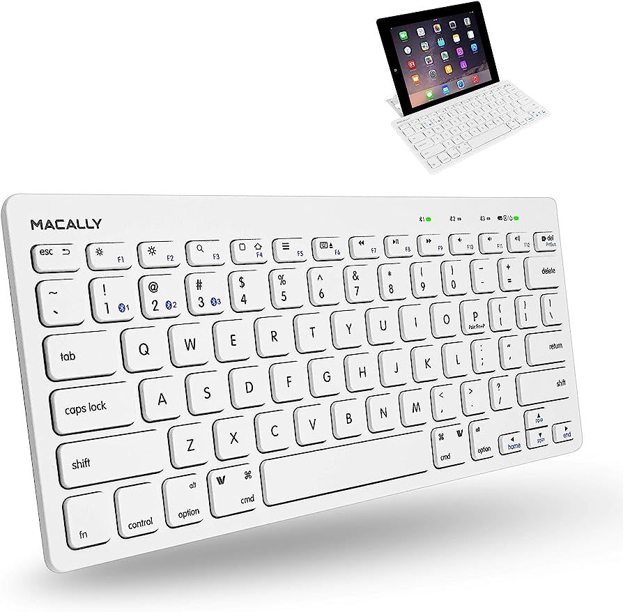 Macally Small Bluetooth Keyboard for Mac - Multi Device Wireless Keyboard for Mac Mini / Pro, Mac... | Amazon (US)