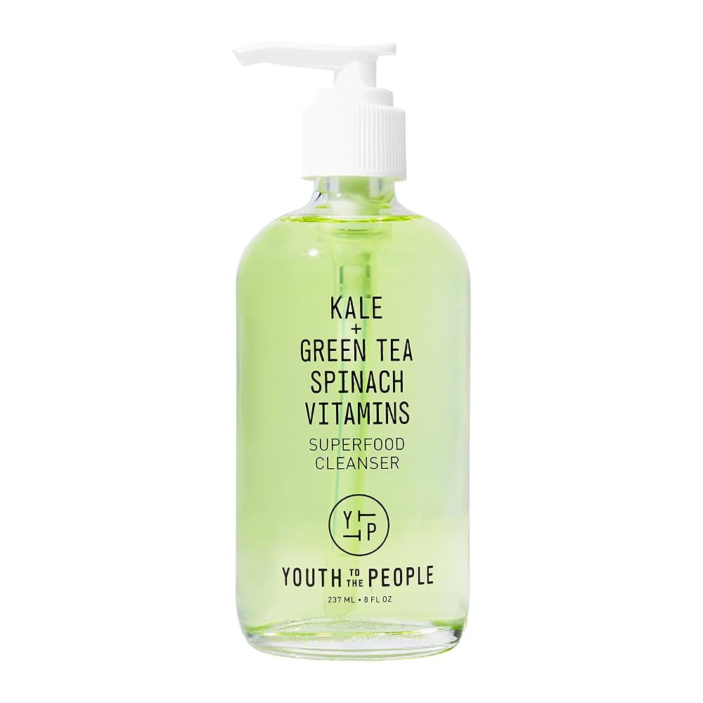 Youth To The People Superfood Facial Cleanser - Kale + Green Tea Daily Face Wash, Gentle Makeup R... | Amazon (US)