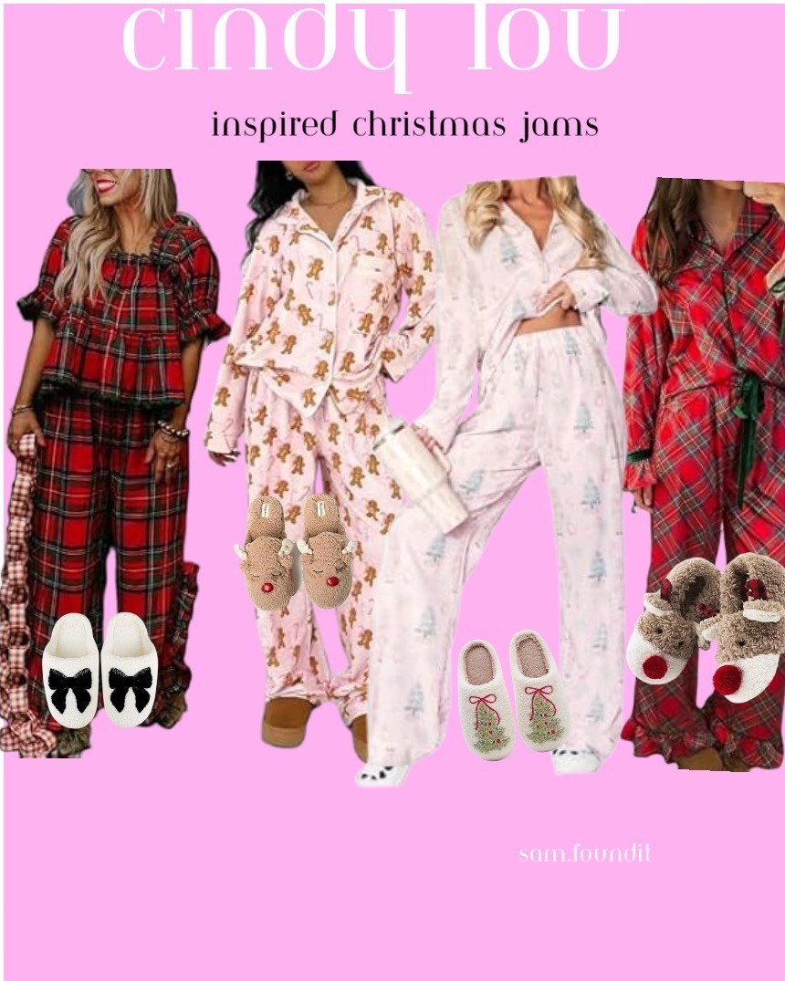 🎀 Cindy Lou Christmas Jams 🎀

Sweet, cozy, and totally Whoville-approved.
Gingerbread prints, soft pastels, and the cutest fuzzy slippers — holiday comfort at its cutest. ✨🎄

#LTKHoliday #CindyLouWho #ChristmasPJs #CozySeason #SamFoundIt 

#LTKmomlife #LTKGiftGuide #LTKCyberWeek