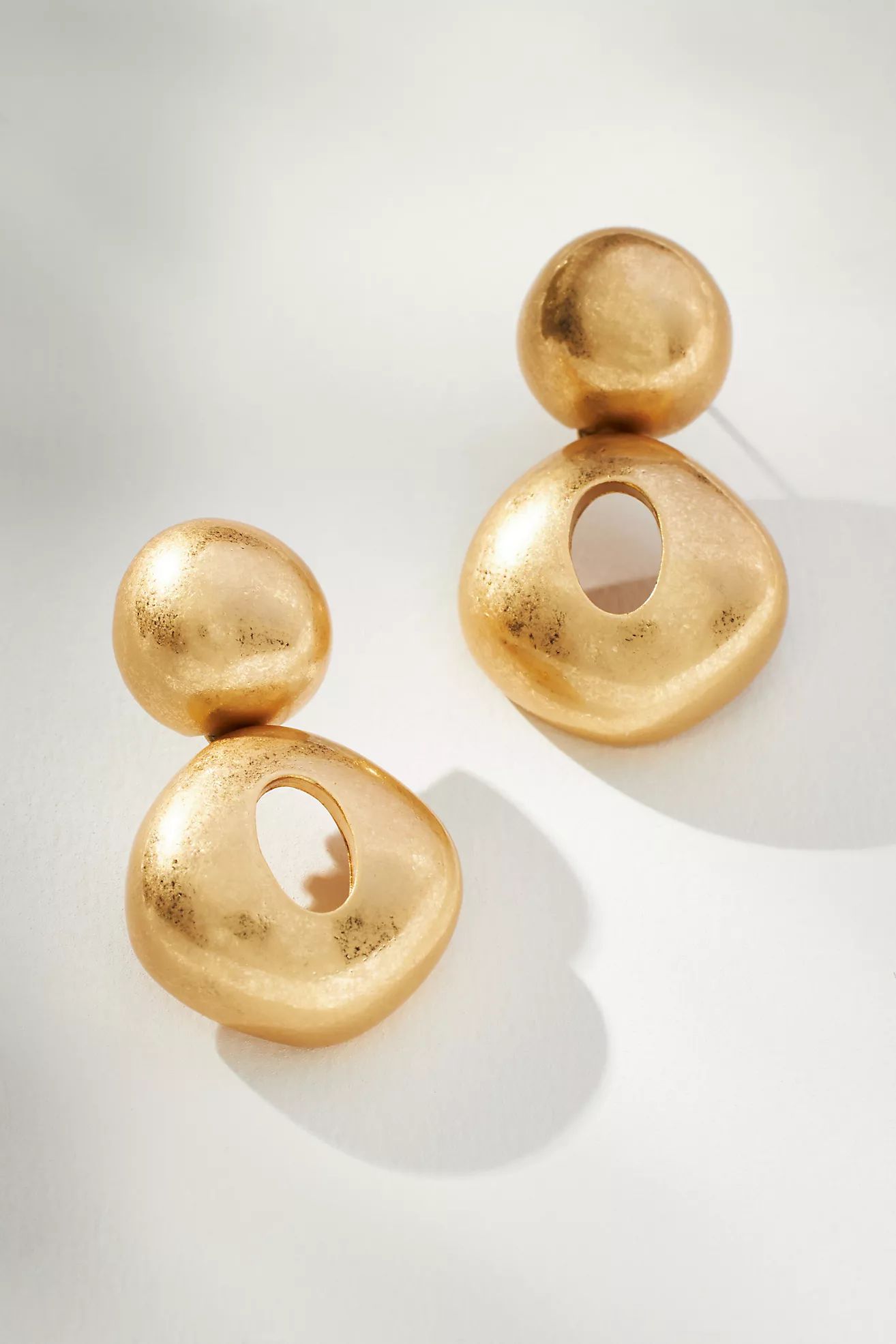 Double Sphere Drop Earrings | Anthropologie (US)