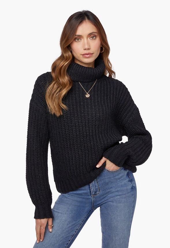 Chunky Turtleneck Sweater | JustFab