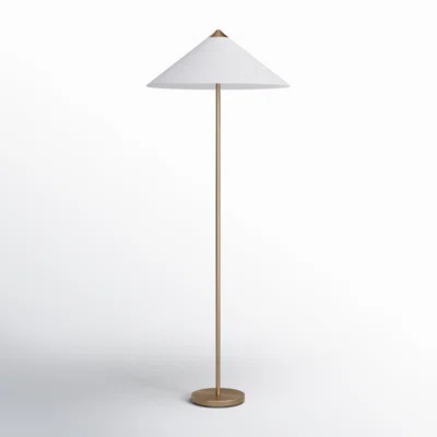 Adler 1 - Light Gold Top Floor Lamp | Wayfair North America